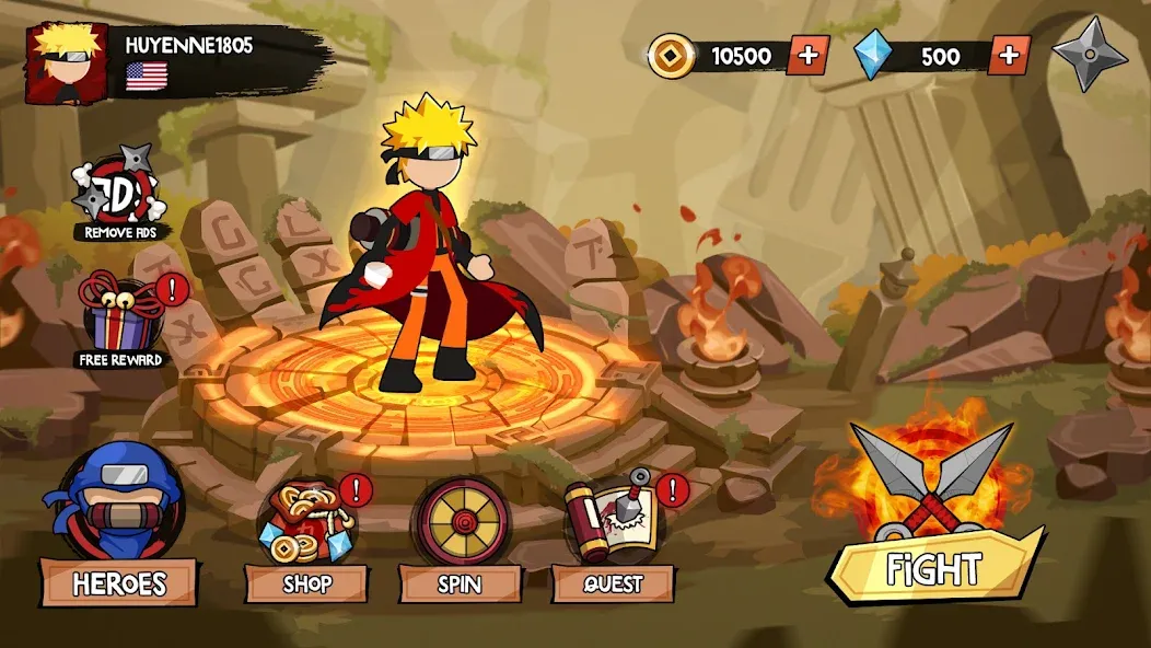 Stick Ninja Fight