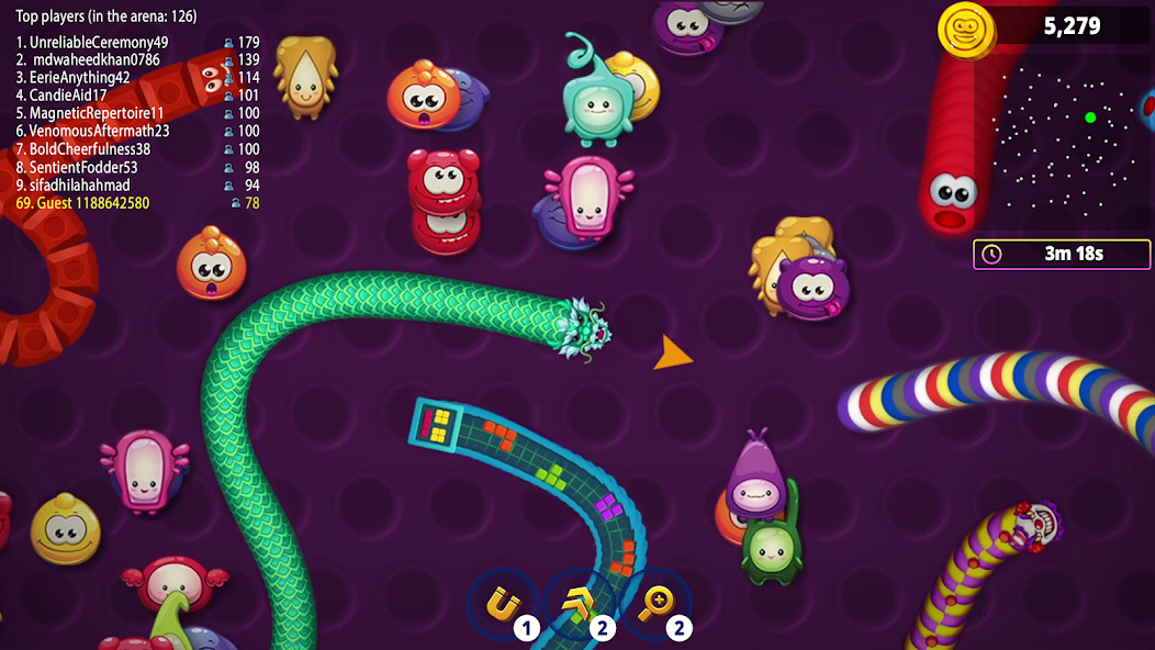 Worms Zone .io - Voracious Snake