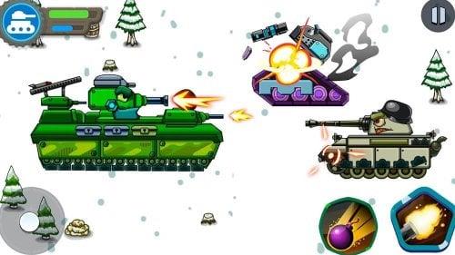 Tank battle: Tanks War 2D Mod
