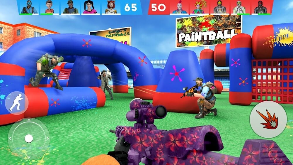 Paintball Shooting Game 3D Mod