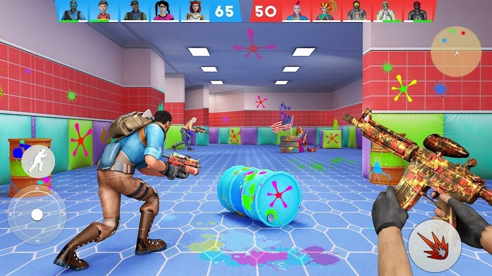 Paintball Shooting Game 3D Mod