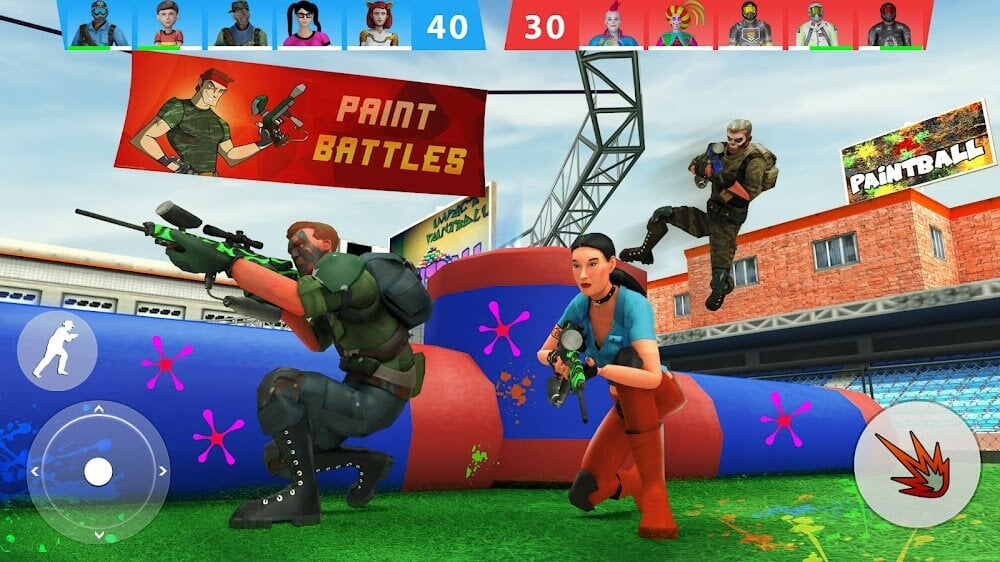 Paintball Shooting Game 3D Mod