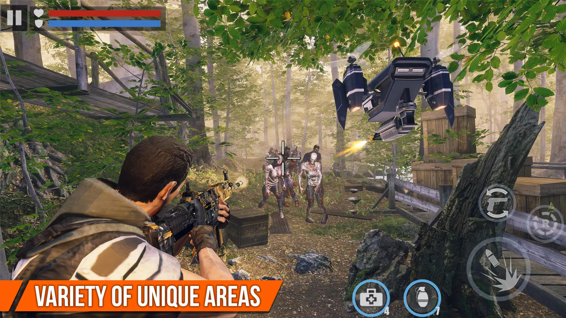 Dead Target: Zombie Games 3D Mod