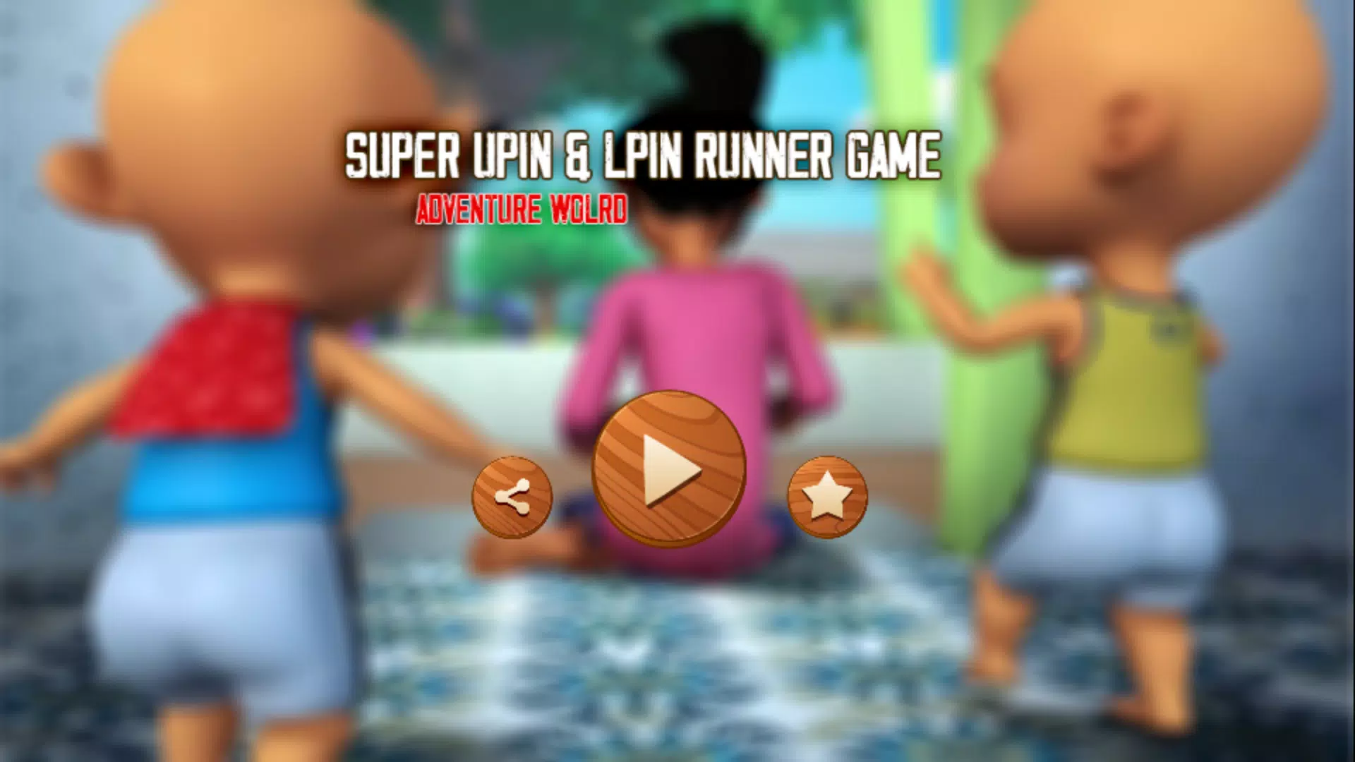 Upin & Ipin Game Cartoon world