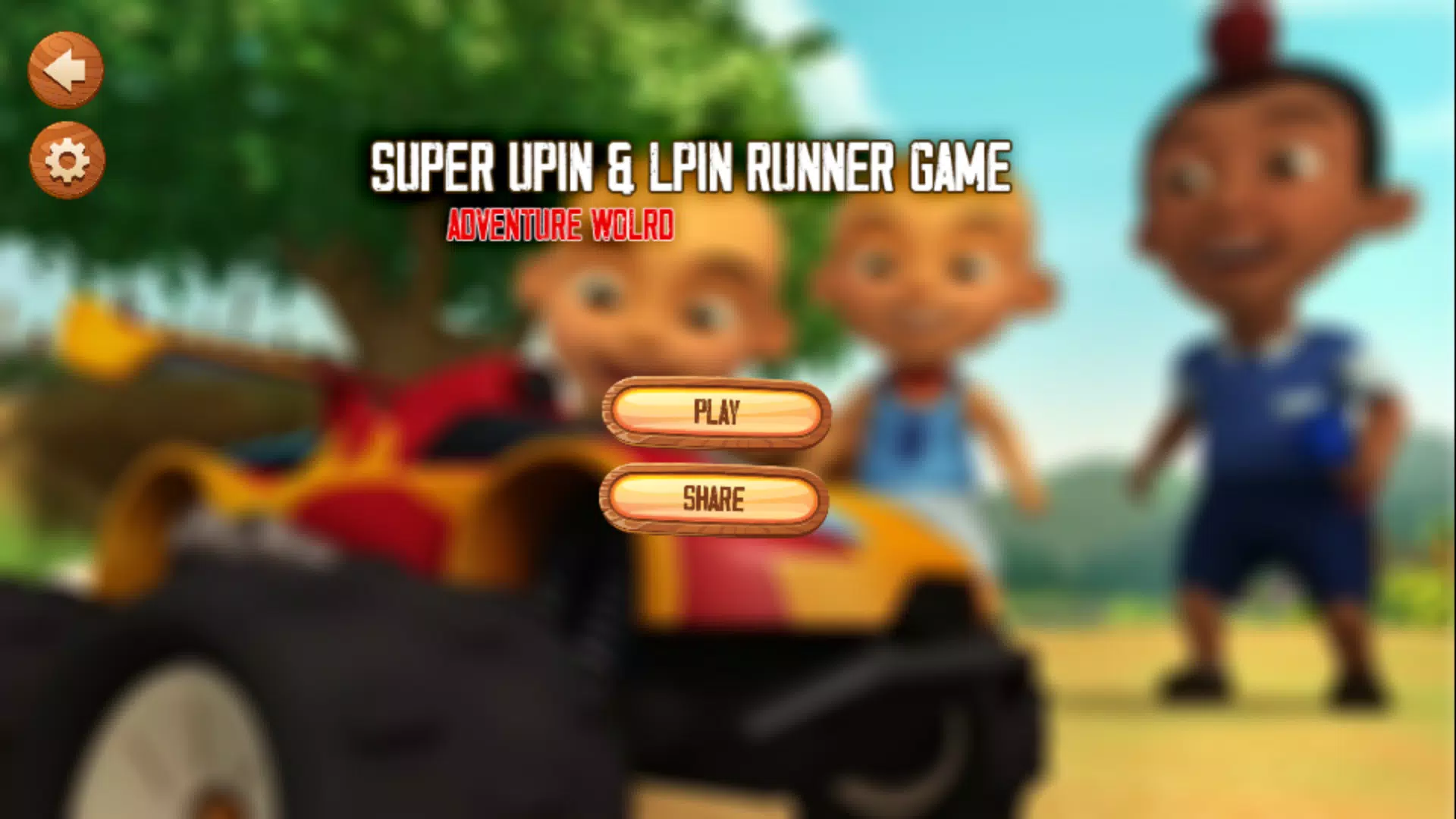 Upin & Ipin Game Cartoon world
