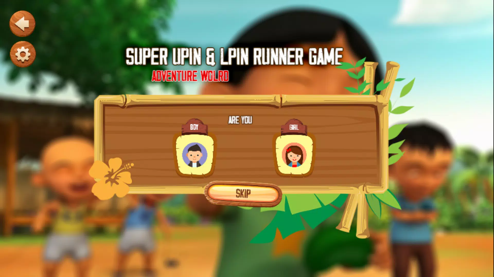Upin & Ipin Game Cartoon world