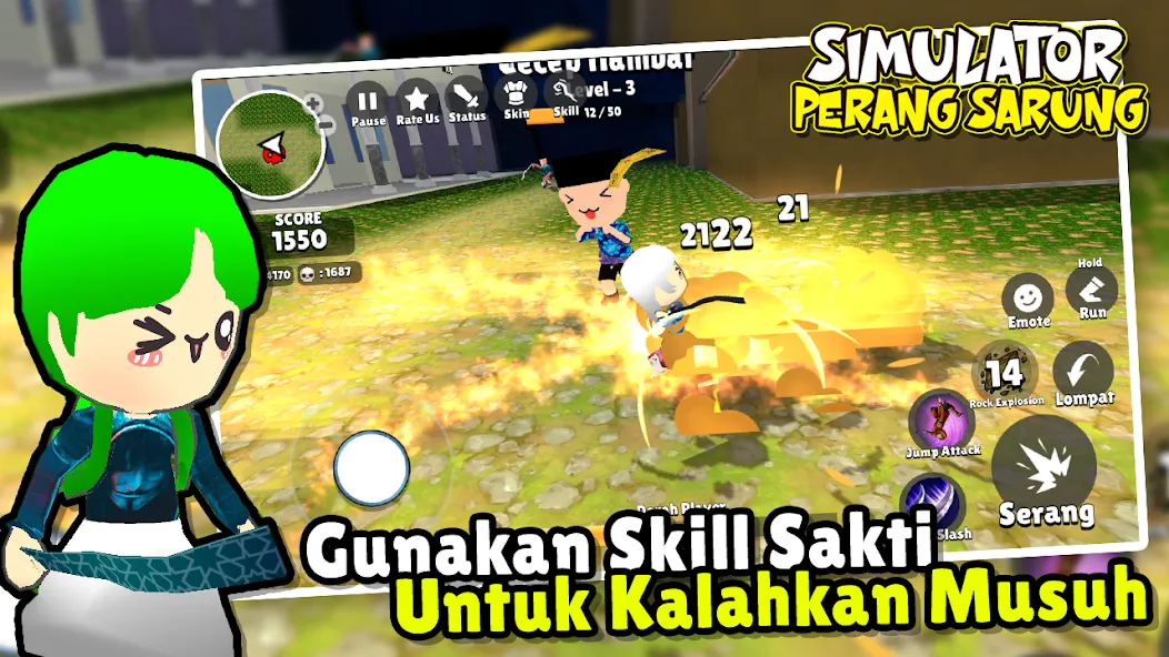 Simulator Perang Sarung 3D Simulator Perang Sarung 3D