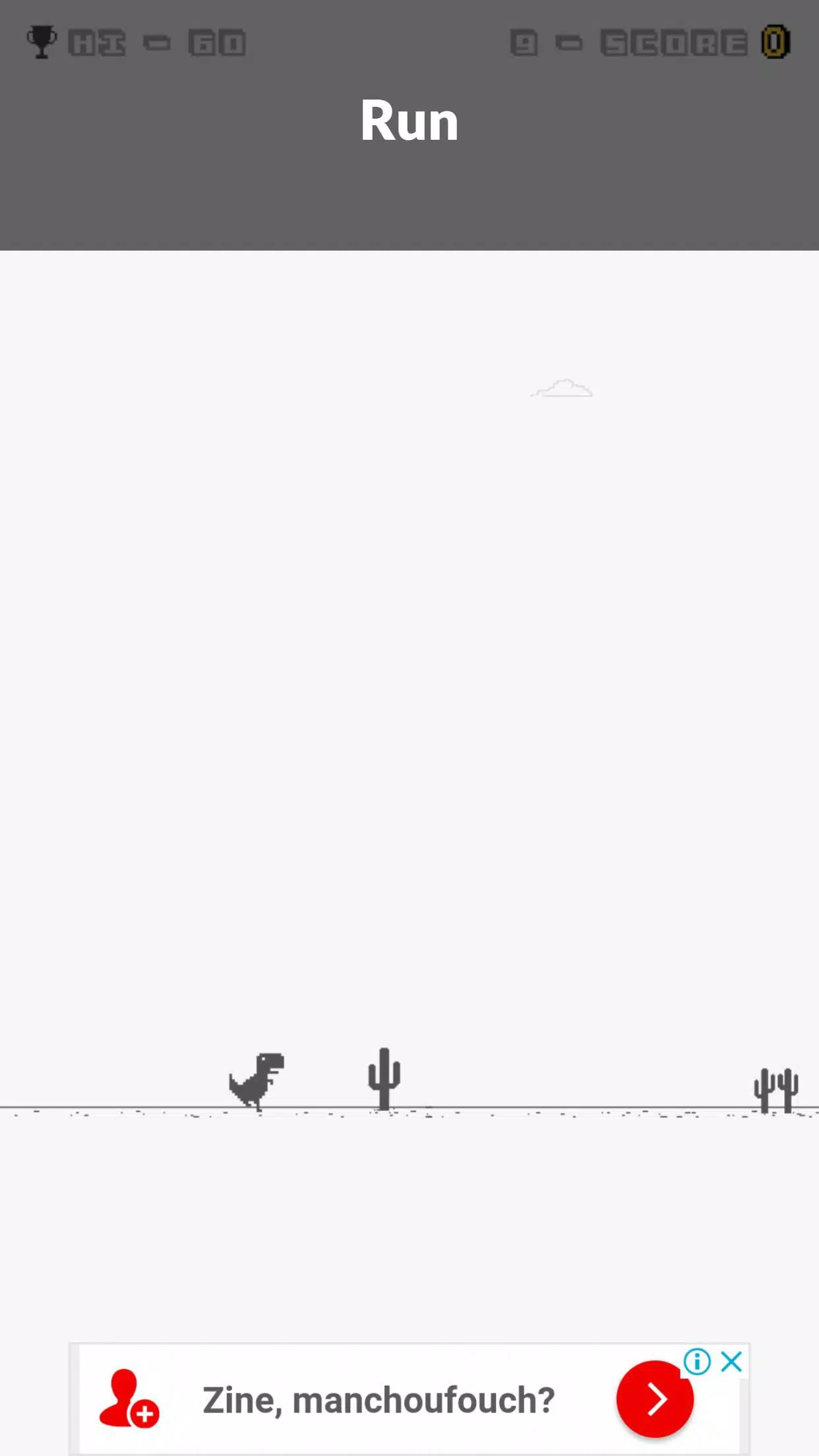 Dinosaur Jumping Chrome