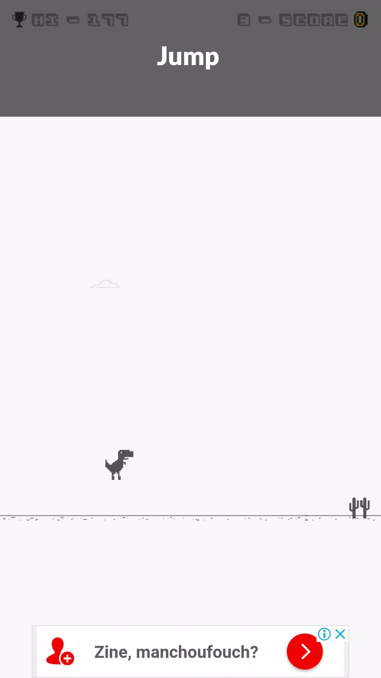 Dinosaur Jumping Chrome