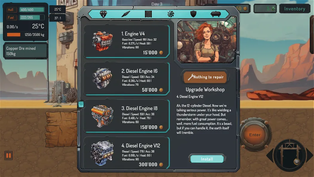 Miner Depths Mod