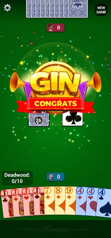 Gin Rummy Classic Card Game