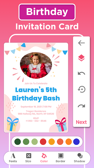 Invitation Maker and Card Design