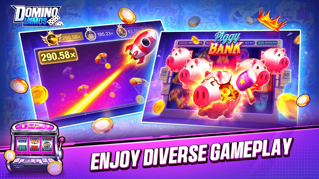 Domino Vamos: Slot Crash Poker