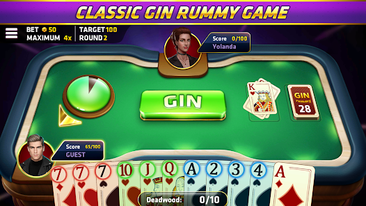 Gin Rummy - Classic Card Game