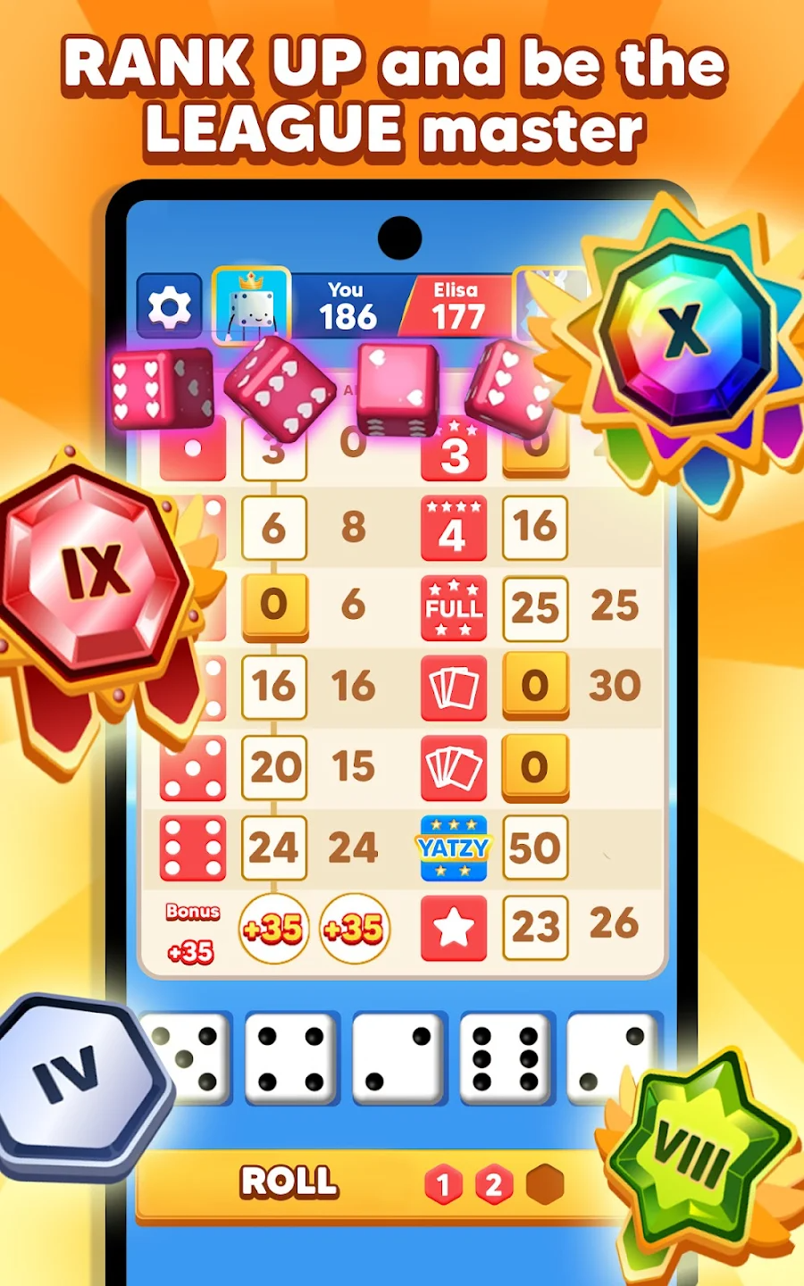 Yatzy Royale: Dice Game Online