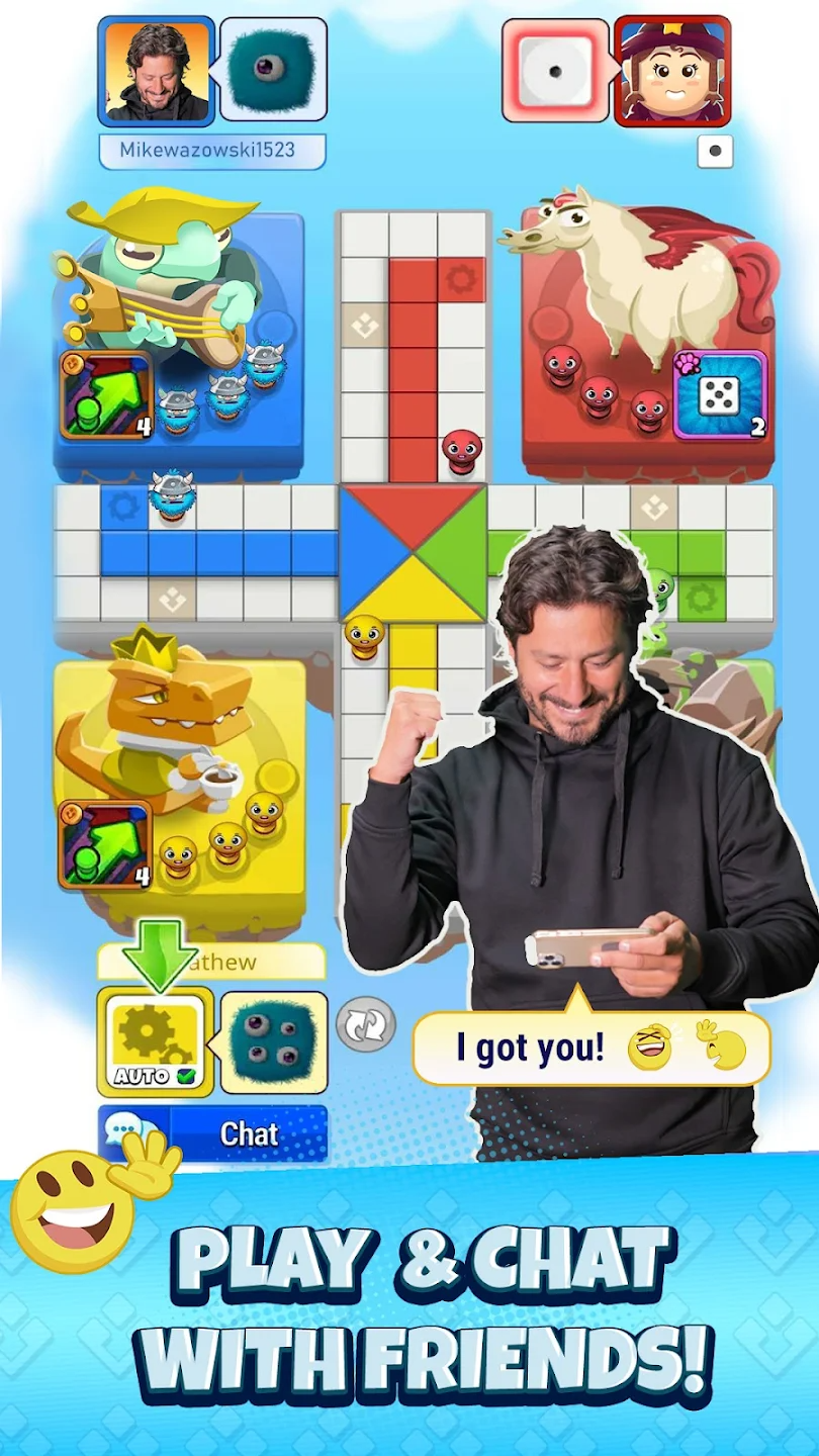 Ludo TEAMS board games online