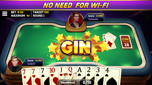 Gin Rummy - Classic Card Game