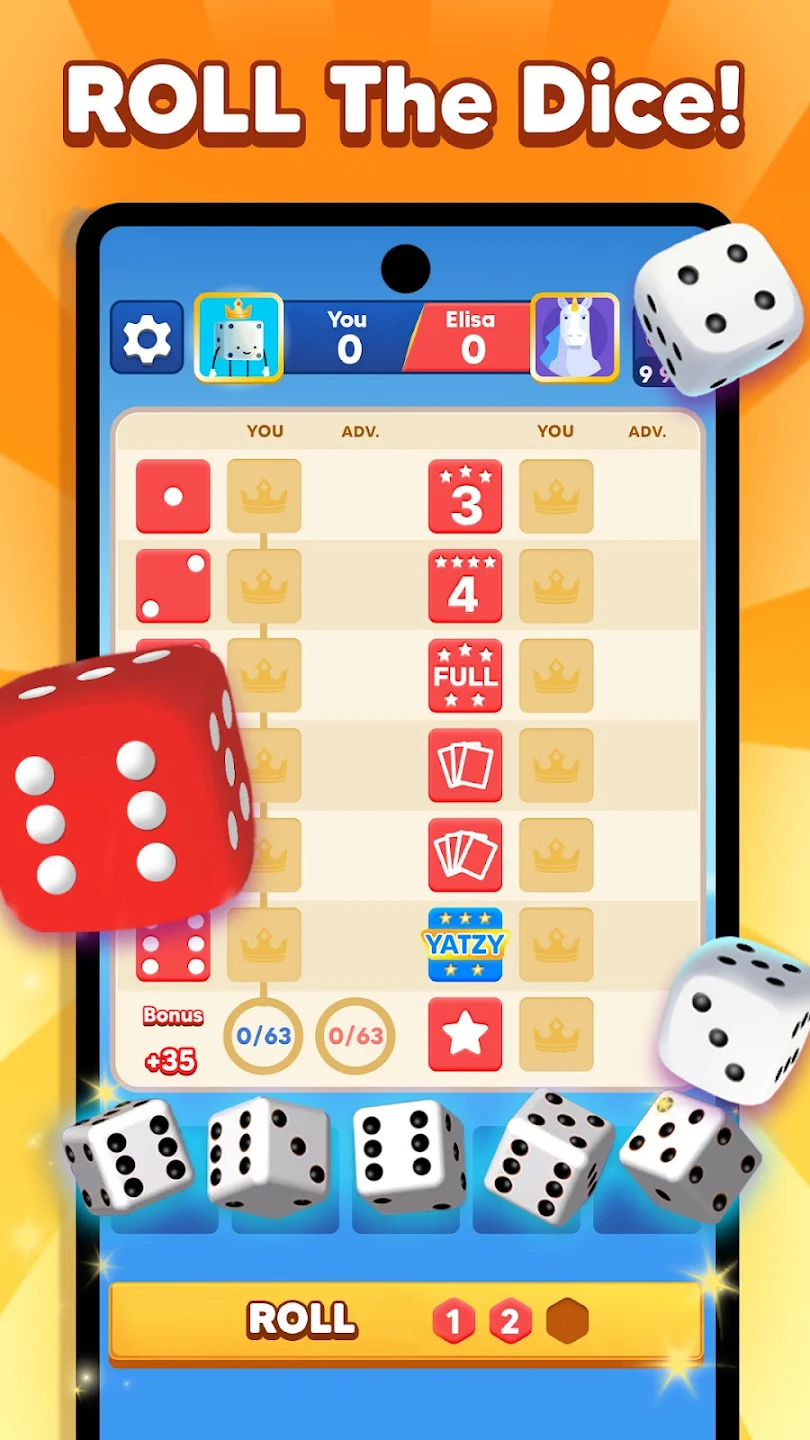 Yatzy Royale: Dice Game Online