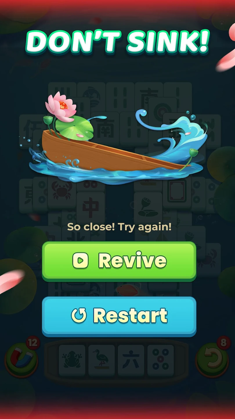 Don&#039;t Sink: Tile Mahjong
