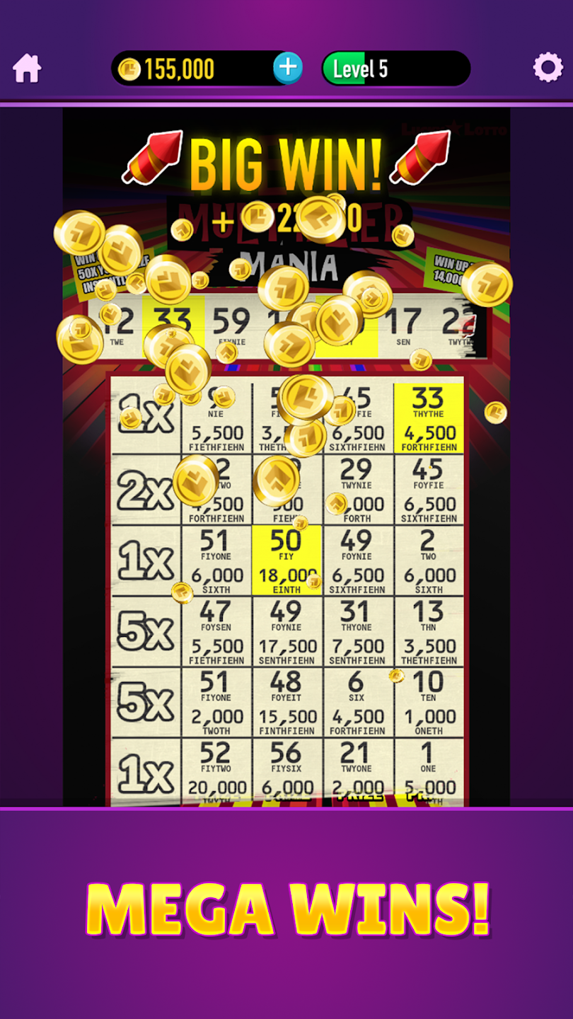 Lucky Lotto - Mega Scratch Off
