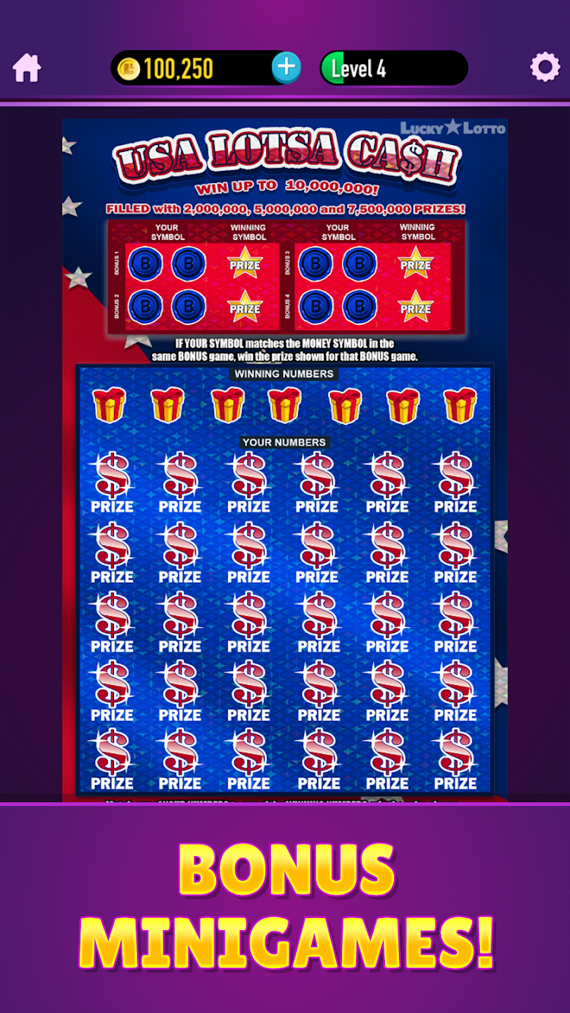 Lucky Lotto - Mega Scratch Off