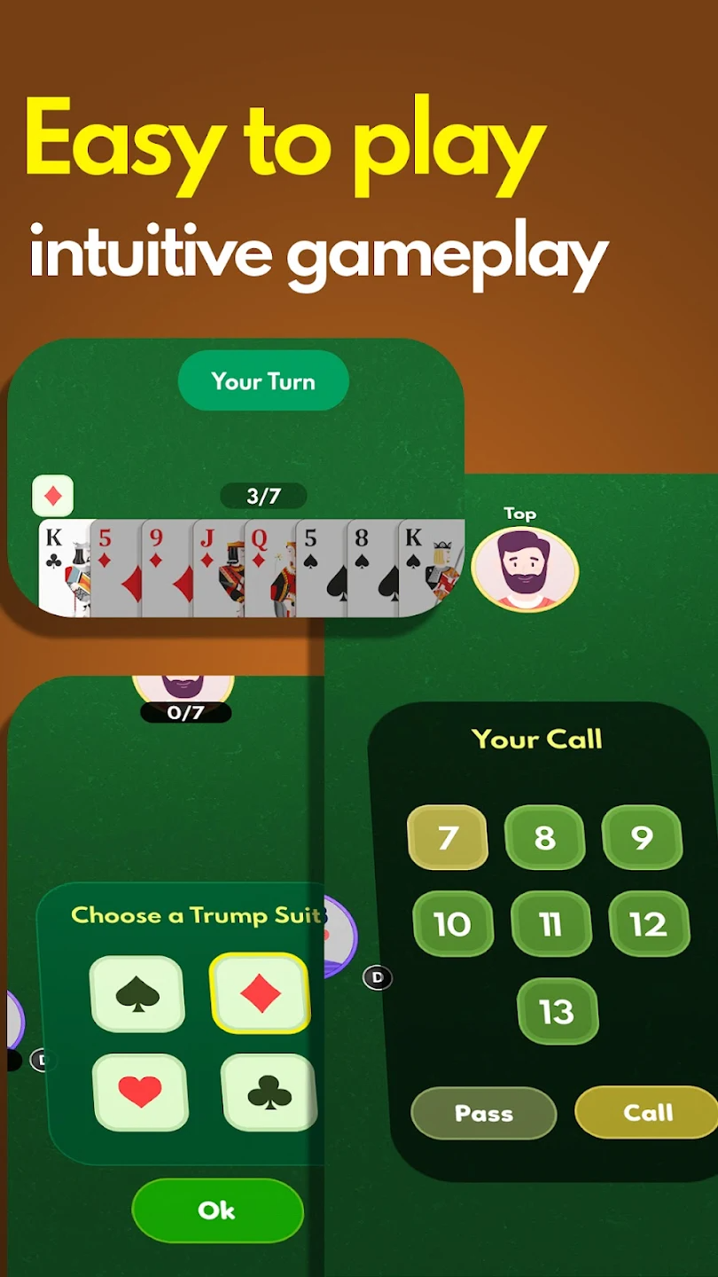 Tarneeb Card Game Free