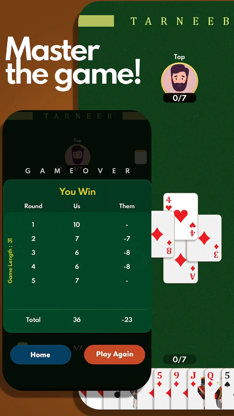 Tarneeb Card Game Free