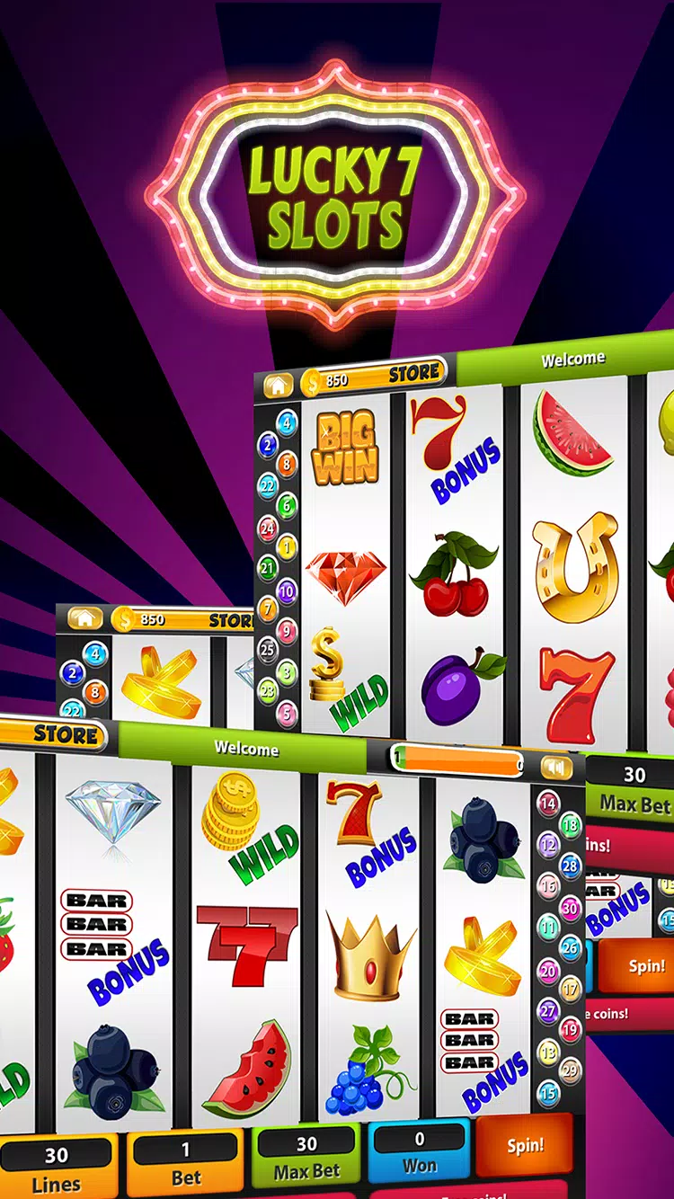Lucky 7’s Slot Machines