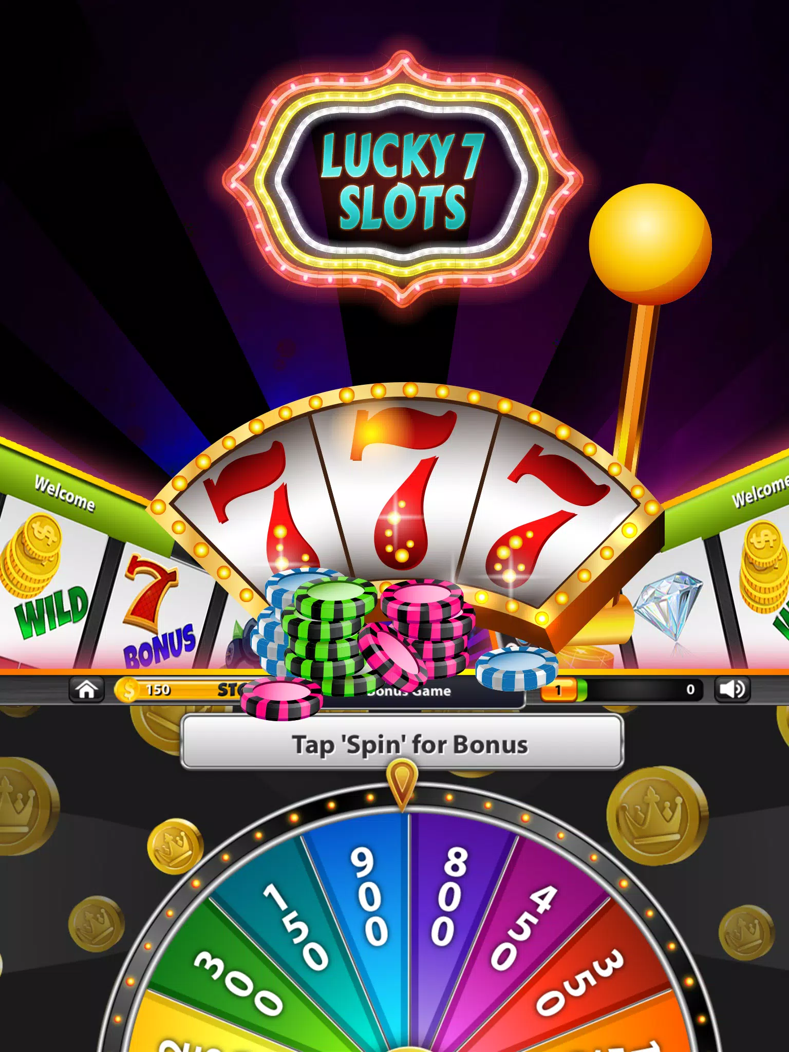 Lucky 7’s Slot Machines