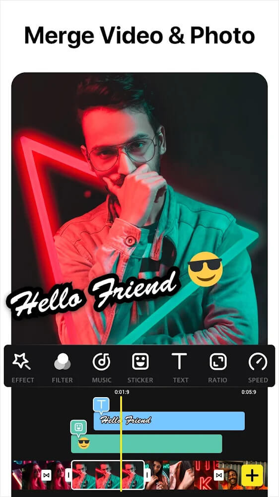 Glitch video effect