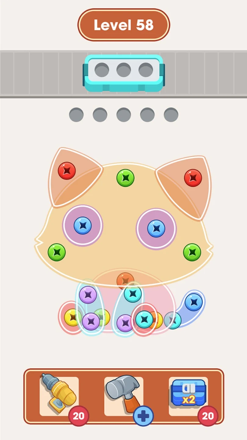 Screw Pin Jam Puzzle Mod