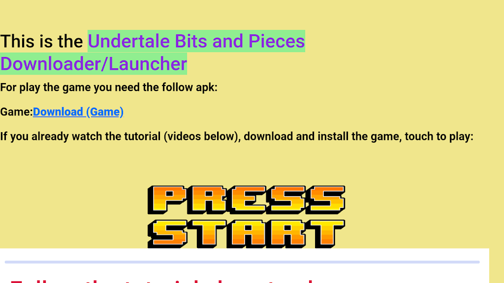 Undertale Bits & Pieces Mobile