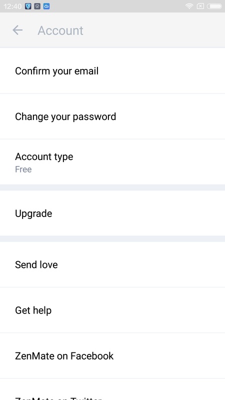 ZenMate Android
