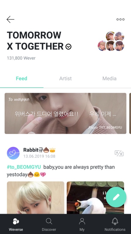 Weverse: Connect with Artists Latest