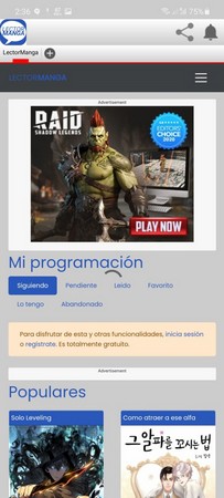 Lectormanga Android