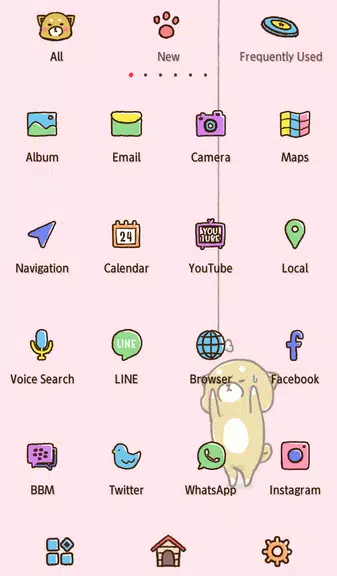 Cute Mini-Shiba Theme Android