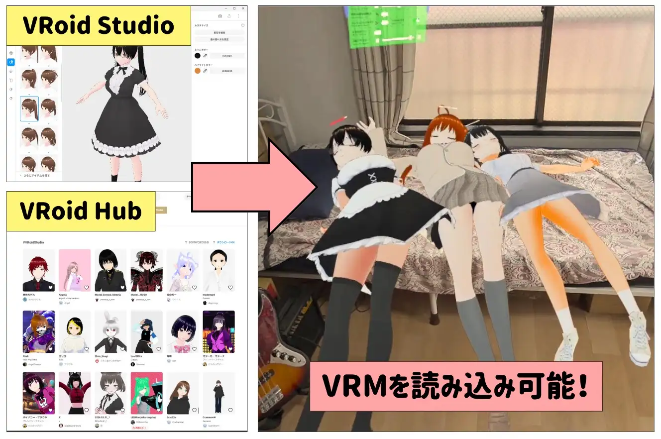 Together with VRoid