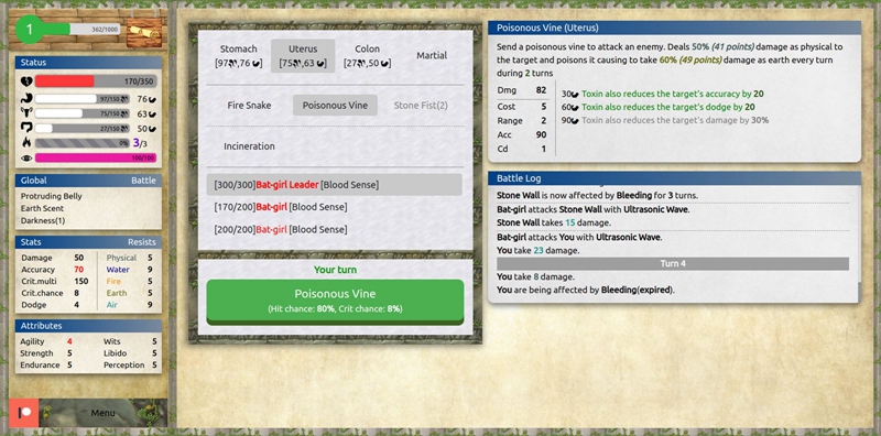 Dryad Quest RPG: A Tale of Lust and Glory
