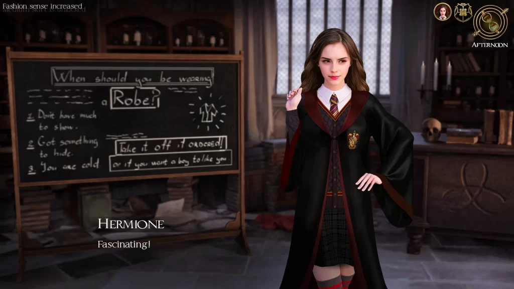 With Hermione