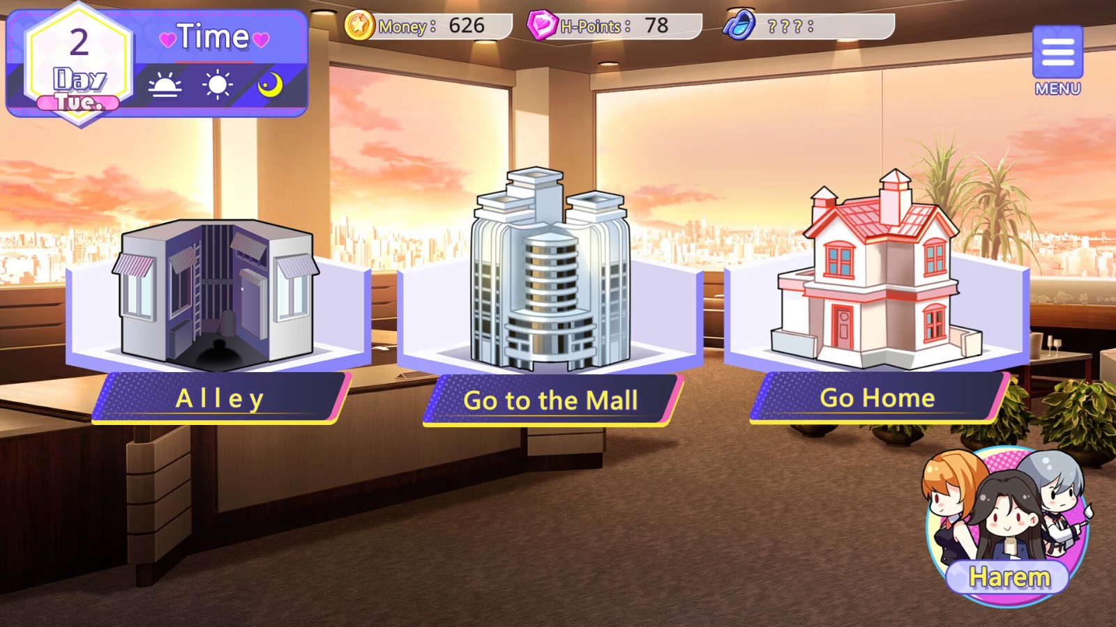 Travel through​ the adult game and build a harem APK
