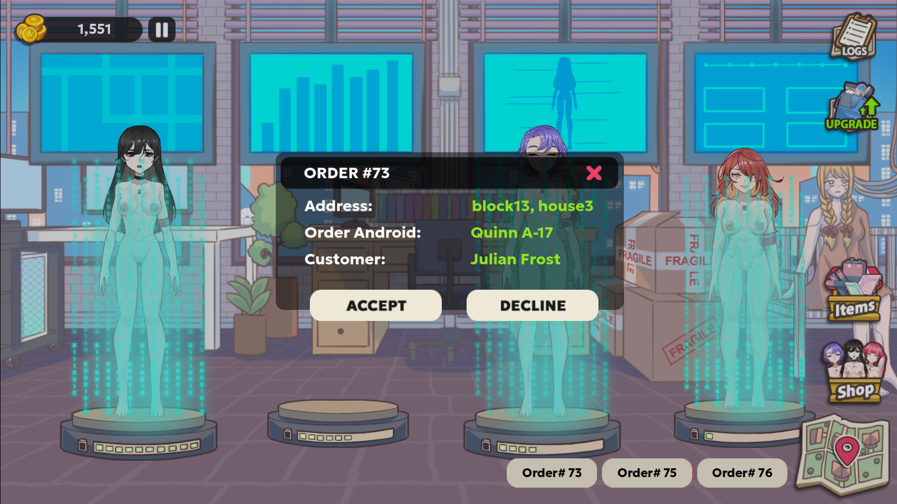 Androids At Your Service