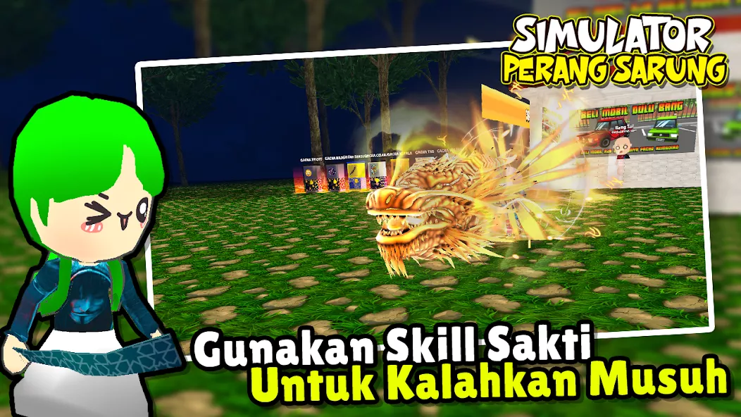 Simulator Perang Sarung 3D