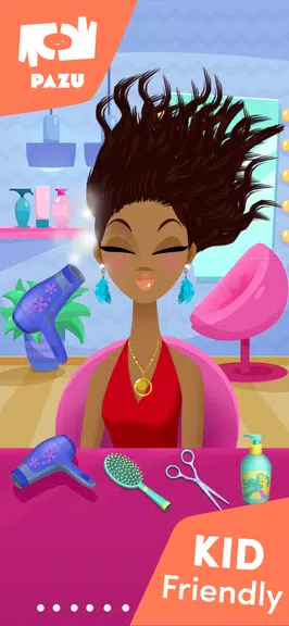 Pazu Girls hair salon 2