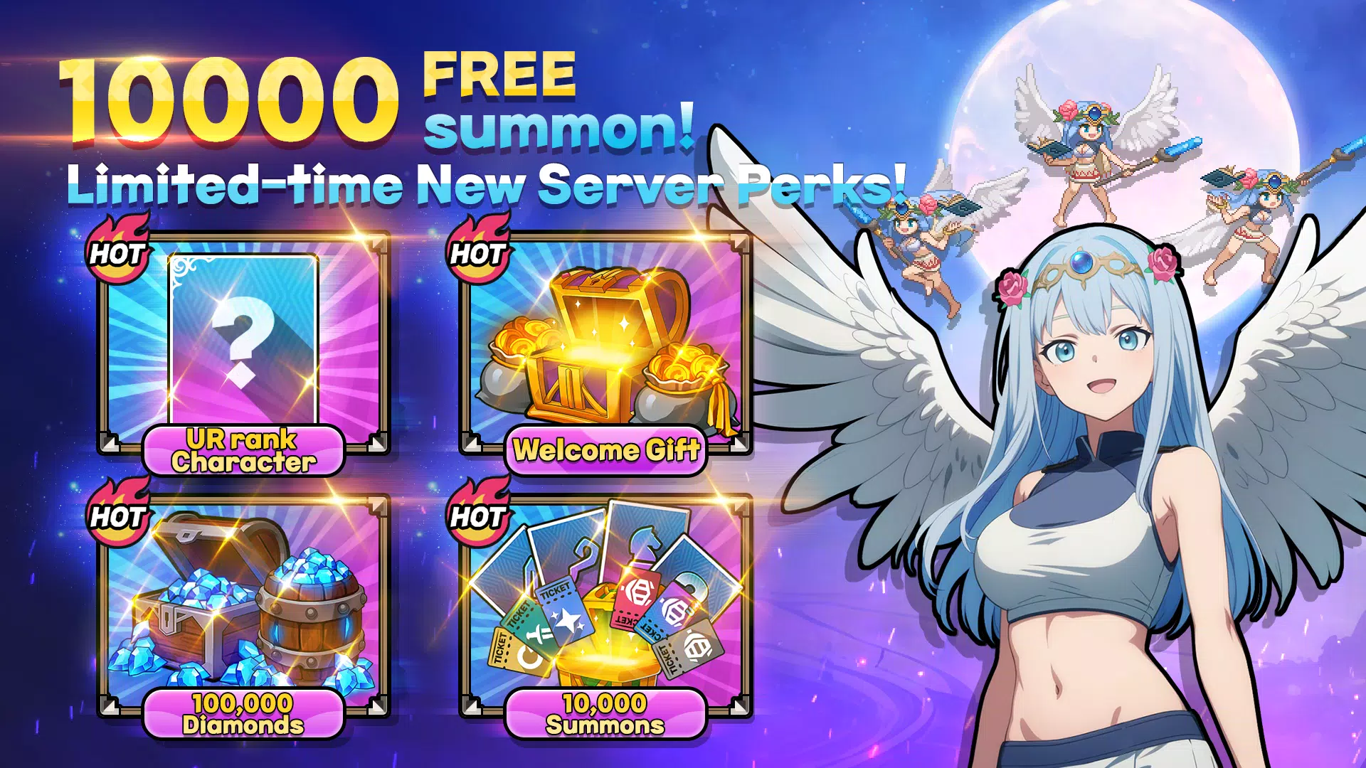 Conquest Girls : AFK idle RPG