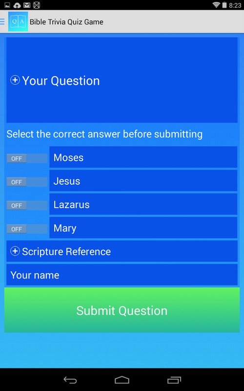 Old Testament Quiz