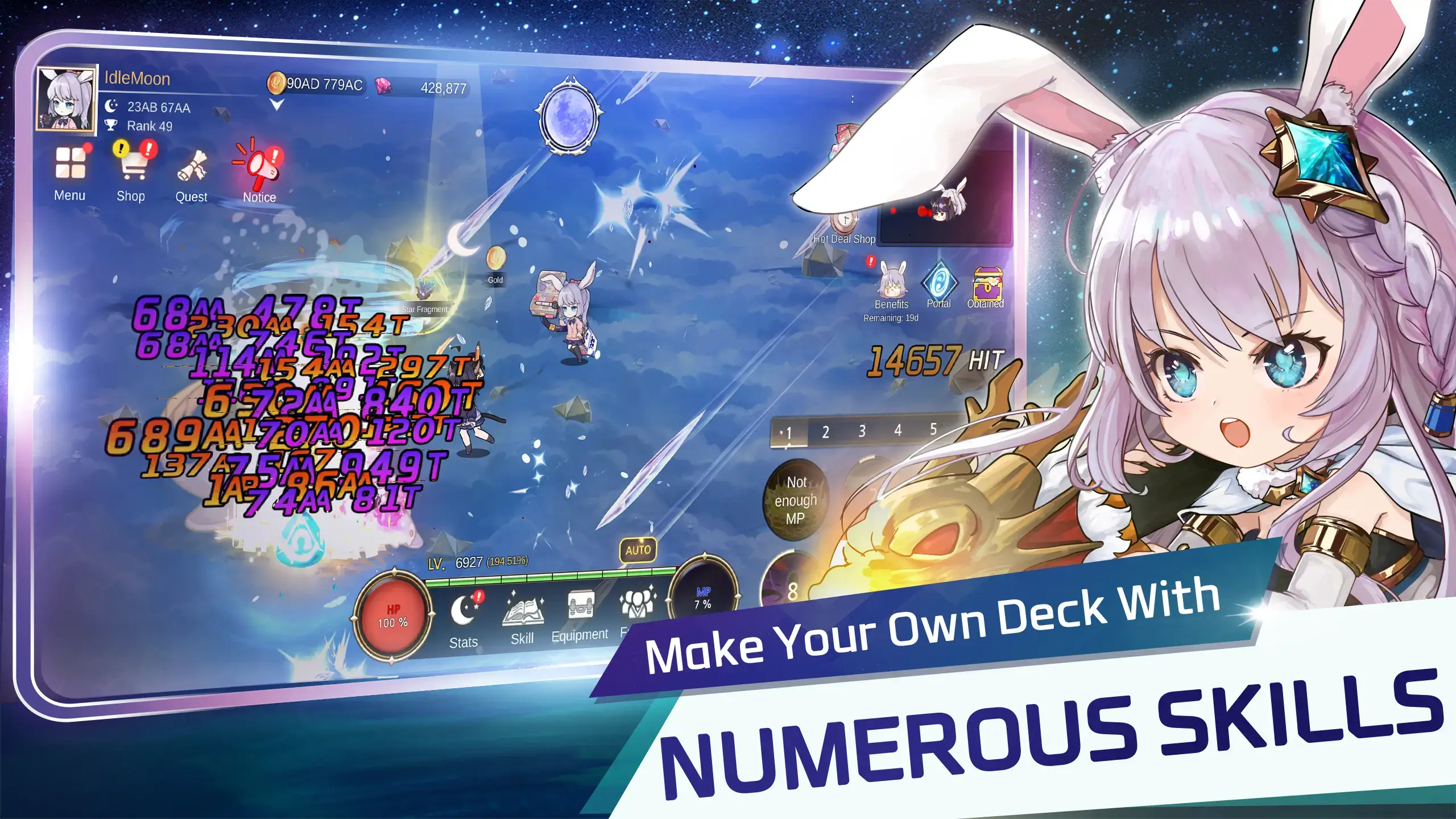 Idle MoonRabbit: AFK RPG