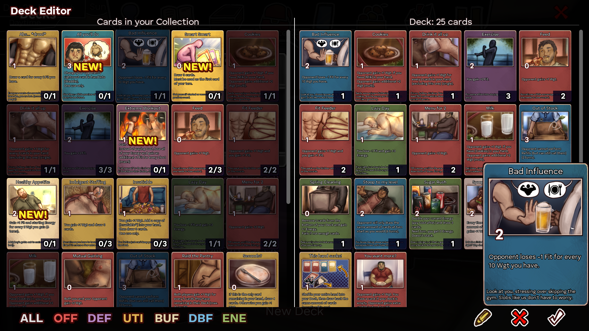 Cards of Gluttony