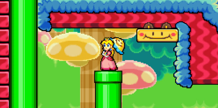Super Princess Peach Bonus Game