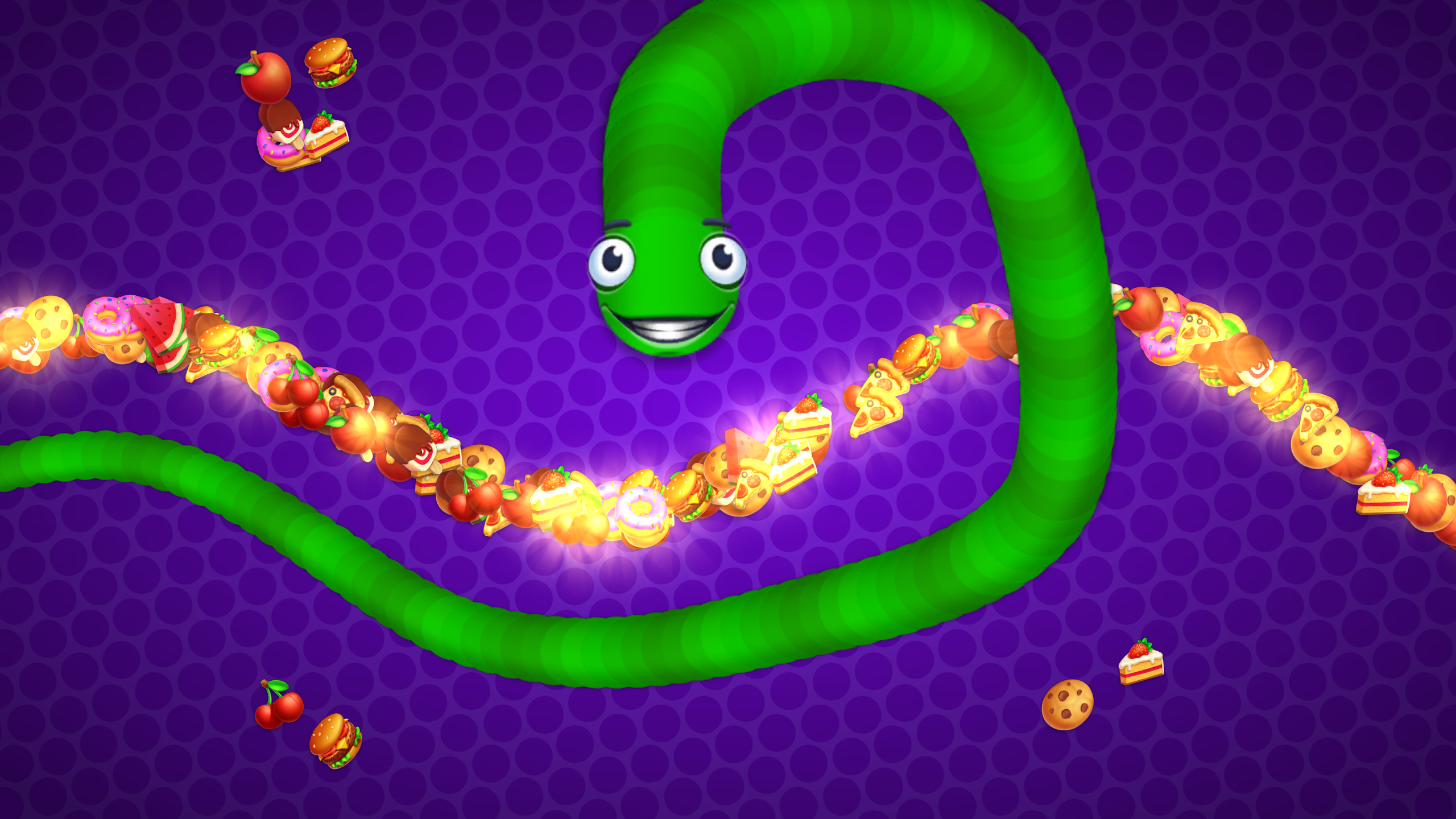 Snake vs Worms