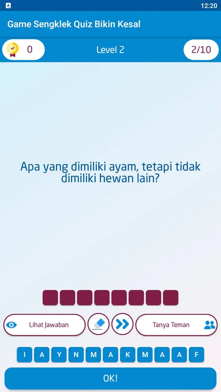 Game Sengklek Quiz Bikin Kesal